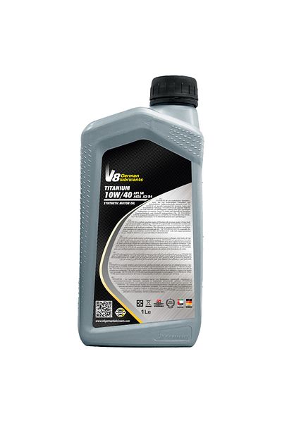 SAMER V8 10W-40 Titanium Synthetic Motor Oil, API SN A3/B4, 1L – German Lubricant