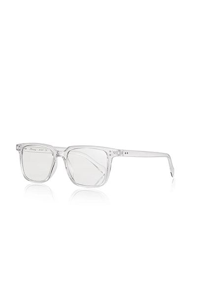 Eyesofia Unisex Vintage Blue Block Glasses