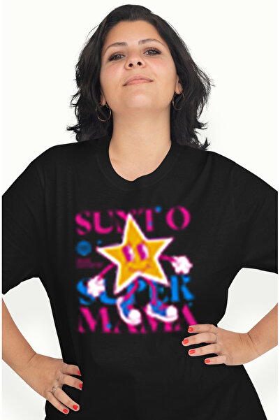 StoryGift Romania Tricou Femei Mama superstar stea aurie mama mommy familie c...