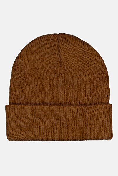 Deus Ex Machina Women Cable Knitted Beanie Hat, Brown
