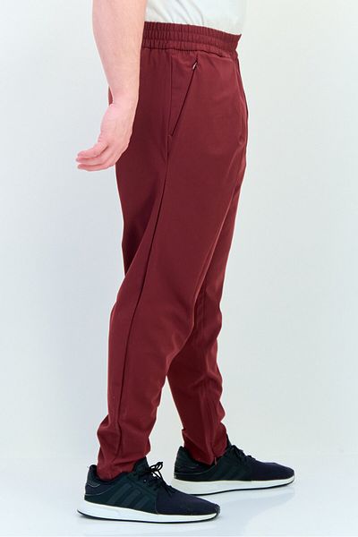 adidas Men Sportswear Fit Outdoors Sweatpants, Maroon