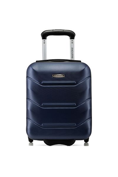 zagatto Troler de cabină ® ZG507 ABS XS, 20L, 40x30x20 cm, albastru, compatibil cu bagajele de mână Wizz Air