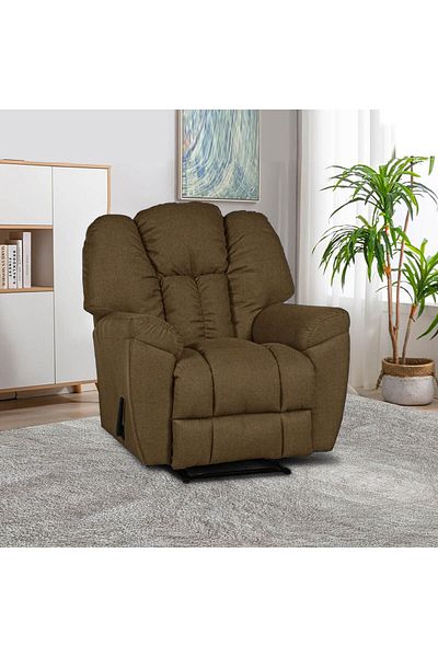 Lazy Vibes Modern Canvas Recliner Chair | Fixed in premium linen fabric