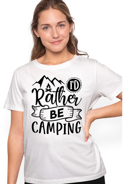 StoryGift Romania Tricou Femei pentru pasionatii de camping care prefera sa s...