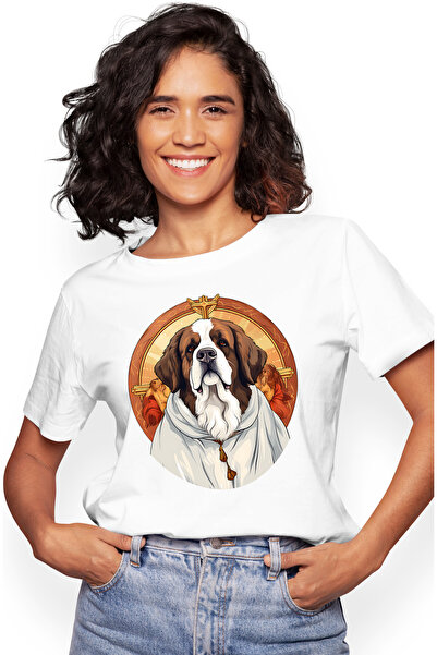 StoryGift Romania Tricou Femei cu un caine in straie de epoca, ilustratie, ab...