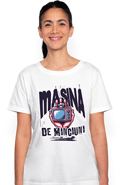 StoryGift Romania Tricou Femei televizourul Masina de minciuni digital cu imp...