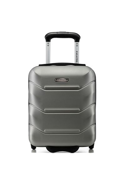 zagatto ® Troler de cabină Zg507 Abs Xs, 20l, 40x30x20 cm, gri, compatibil cu bagajele de mână Wizz Air