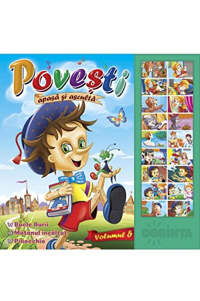 Editura Dorinta Carte cu sunete. Povesti, volumul 5