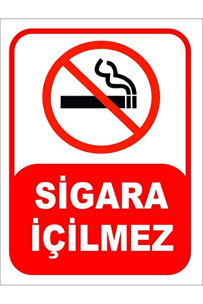 ünalgrup Uyarı Levhaları, Sigara Içmek Yasaktır, İkaz Levhaları 25x35 cm