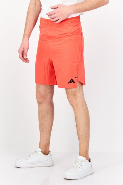 adidas Men Sportswear Fit Workout Knurling Training Shorts, Red