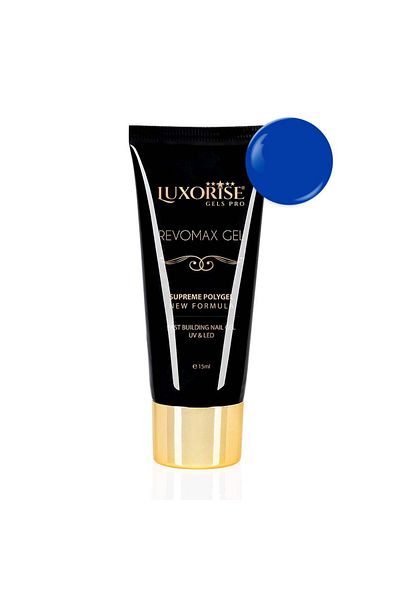 LUXORISE Polygel Revomax Gel Albastru Neon, 15ml