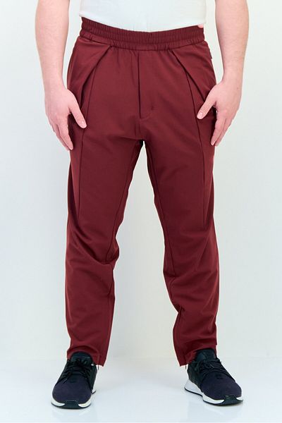 adidas Men Sportswear Fit Outdoors Sweatpants, Maroon