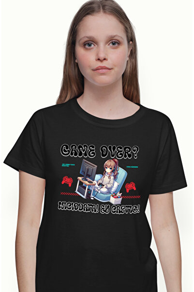 StoryGift Romania Tricou Femei Fata Stil Anime Jocuri Video Text Haios Eu NU ...