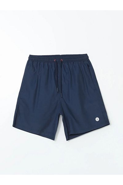 LC Waikiki Ανδρικό μαγιό SOUTHBLUE Navy Blue κοντό μήκος με στάμπα
