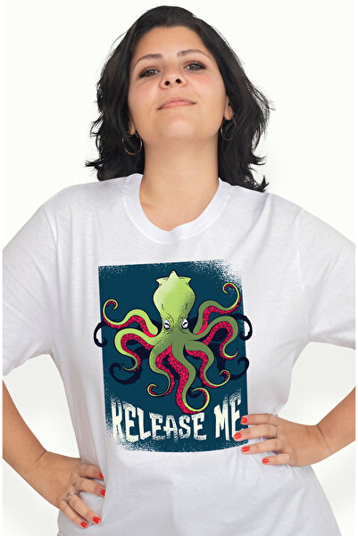 StoryGift Romania Tricou Femei Personalizata Caracatita cu Mesajul in Engleza...