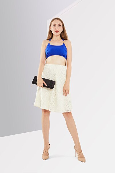 Ralph Lauren Women Lace Mini Skirt, Cream