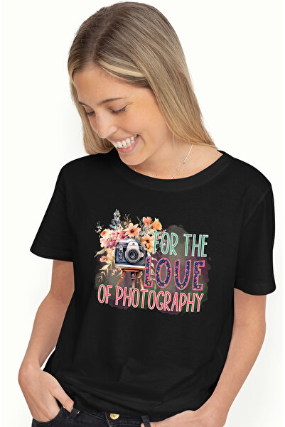StoryGift Romania Tricou Femei cu mesajul "For the love of photography", ilus...