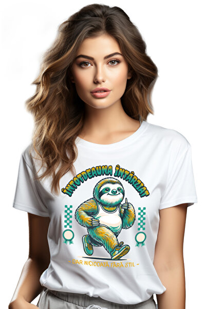 StoryGift Romania Tricou Femei intotdeauna intarziat dar niciodata fara stil ...