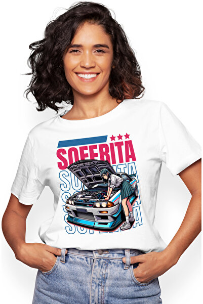 StoryGift Romania Tricou Femei fata stil anime soferita iubitorii de masini c...