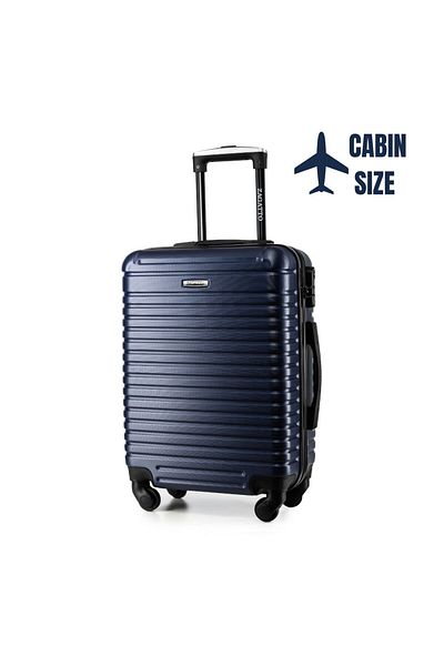 zagatto ® Troler de cabină Zg506 C, 35l, 55x40x20 cm, albastru, 4 roți la 360°, compatibil cu Wizz/Ryanair/Tarom