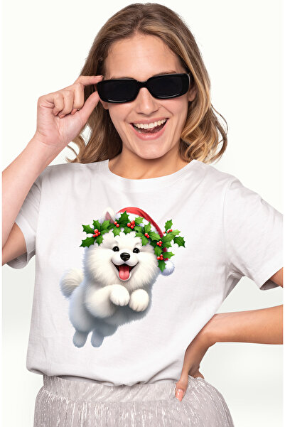 StoryGift Romania Tricou Femei cu un catel blanos, ilustratie, alb, topaie de...