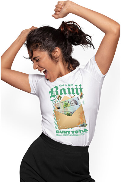 StoryGift Romania Tricou Femei Banii sunt Totul - Plicul cu Bani de 500 Lei, ...