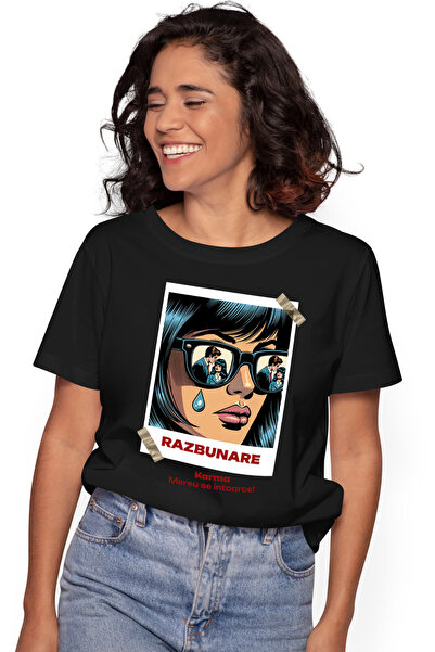 StoryGift Romania Tricou Femei Fata tradata razbunare inselat karma cu imprim...