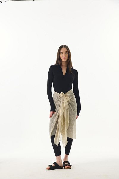 Luminos Butik Elegant Solid Color Beach Pareo
