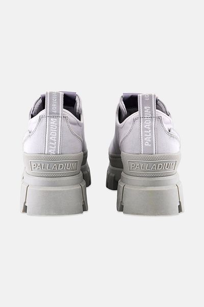 Palladium Women Medium Revolt Lo Tx Lace Up Casual Shoes, Grey