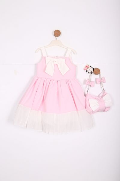 xo kids moda Girl's Dress 3-7 Years 35217 Powder
