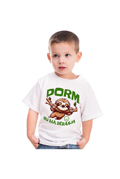 StoryGift Romania Tricou Copii cu Animal Lenes Zambet Larg Similey face Relax...