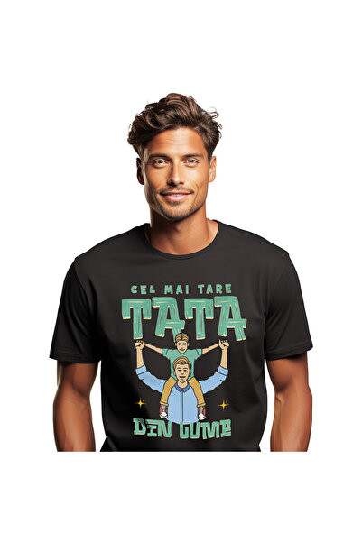 StoryGift Romania Tricou Barbati cu Tata Si Fiice Canapea Copii Dragoste Fami...