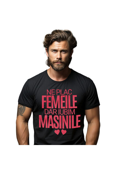 StoryGift Romania Tricou Barbati cu Mesaj romantic In Limba Romana Inimioare ...