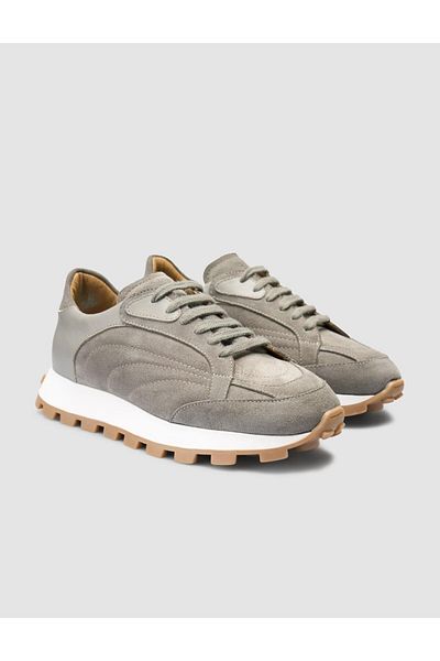 Cabani 100% Genuine Leather Sand Women's Sneaker