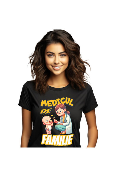 StoryGift Romania Tricou Femei cu Iubitorii De Medicina Femeie Cu Halat Alb s...