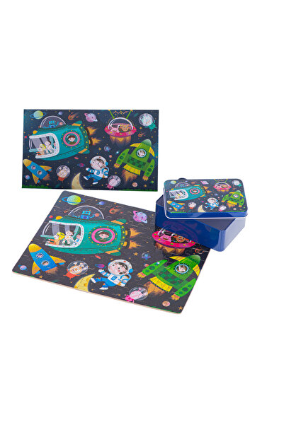 zola Χάρτινο παζλ, 2 όψεων, 100 τεμάχια, μεταλλικό κουτί αποθήκευσης