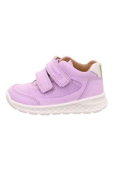 Superfit Superft Inside and Outside Genuine Leather Velcro Lightweight Shoes Lilac