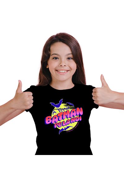 StoryGift Romania Tricou Copii cu Lilieci Horror Batman, Hallowen, Copii, Sarbatoare De Groaza cu ,Black_6ANI