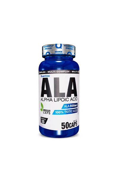 Quamtrax ALA 500mg, 50 capsules, Quamtrax, Alpha-lipoic acid