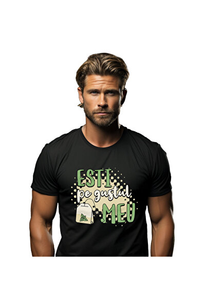 StoryGift Romania Tricou Barbati cu Plic De Ceai Cu Menta, Bautura Calda, Rel...