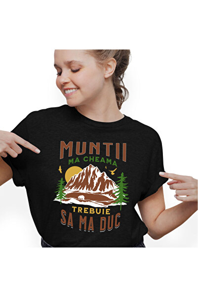 StoryGift Romania Tricou Femei cu Iubitorii De Munte Si Aventura, Padure, Ani...
