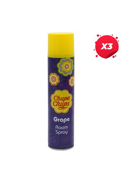 Chupa Chups X3 - CHUPA CHUPS ROOM AIR FRESHENER 300ML GRAPE