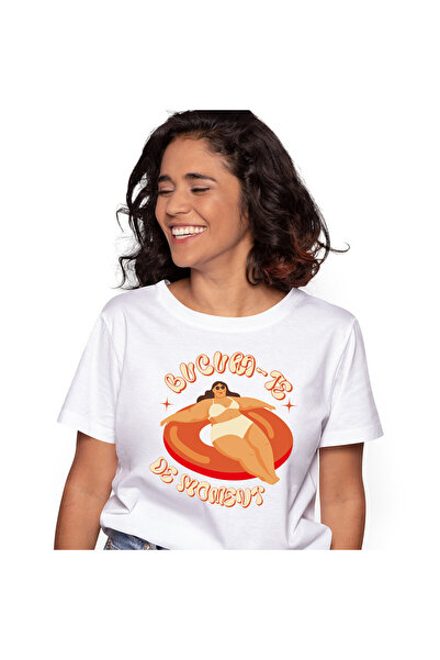 StoryGift Romania Tricou Femei cu Femeie Cu Ochelari De Soare Pe Colac, Relax...