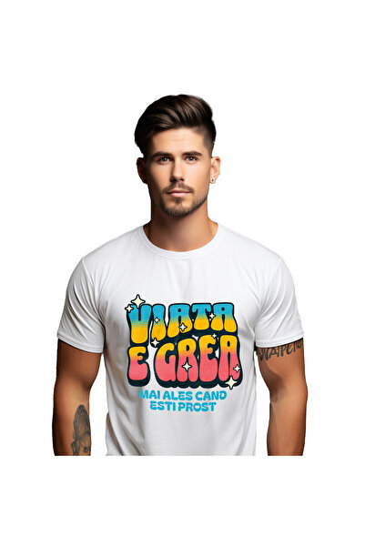 StoryGift Romania Tricou Barbati cu Design Stil Valuri Mare Sarcastic, Copii,...