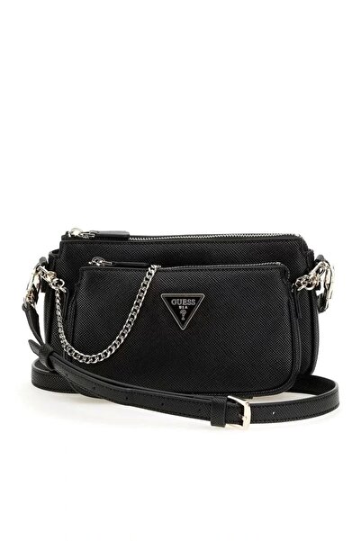 Guess NOELLE DBL POUCH CRO Kadın Siyah Mini Çanta HWZG7879710-BLA