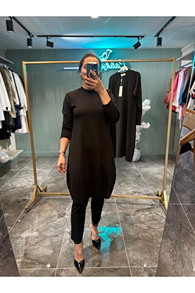 KARTON فستان أسود محبوك