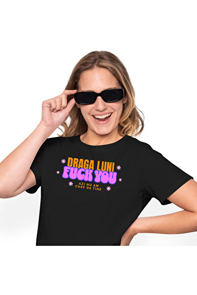 StoryGift Romania Tricou Femei cu Mesaj Haios In Limab Romana Flori Colorate ...