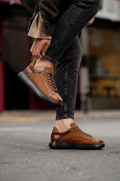 Ahmed Hamdi Bey Lisbon taba nubuck-spiro men's leather shoes