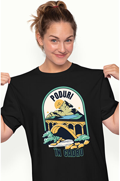 StoryGift Romania Tricou Femei poduri in cadru fotografie natura, aventura cu...