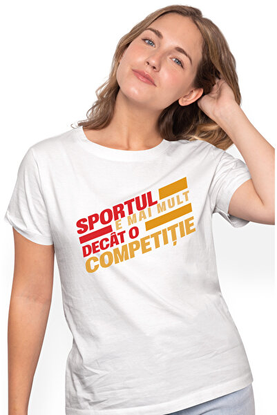 StoryGift Romania Tricou Femei Sportul este mai mult decat competitie, motiva...